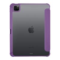 Pomologic BookFold pencil hoesje iPad Pro 11" (M4/M5) - Clear/Purple