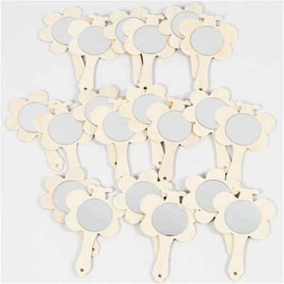 Creativ Company Handspiegel, h: 13,9 cm, b: 9 cm, 20 stuk/ 1 doos