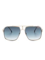 Carrera lunettes de soleil à monture carrée oversize 1055/S - Or