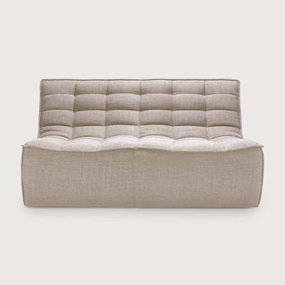 Ethnicraft Modulaire Bank 'N701' 2-zits, kleur Beige