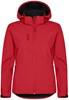 Clique 0200917 Classic Softshell Hoody Lady - Rood - XXL