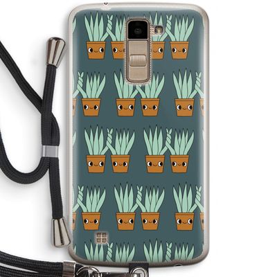 Sansevieria: LG K10 (2016) Transparant Hoesje met koord