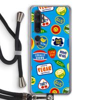 Fruitsticker: Xiaomi Mi Note 10 Pro Transparant Hoesje met koord