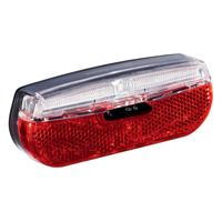 Trelock led achterlicht "trio flat" rear light ls 812 black