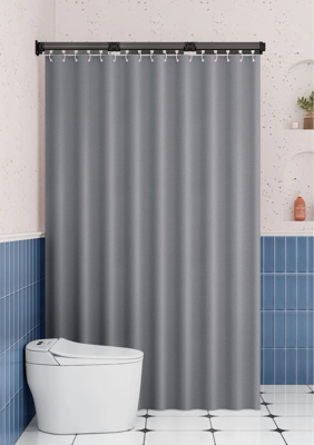 InvisibleFold Nordic Opvouwbare Badkamer Douchegordijnset InvisibleFold Nordic Opvouwbare Badkamer Douchegordijnset