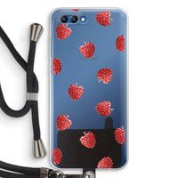 Framboosjes: Honor 10 Transparant Hoesje met koord