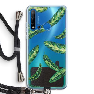 Lange bladeren: Huawei P20 Lite (2019) Transparant Hoesje met koord