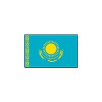 Vlag Kazachstan 90 x 150 cm feestartikelen