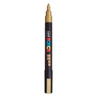 Uni Posca pc3m verfmarker goud - ronde punt tot 1,3 mm