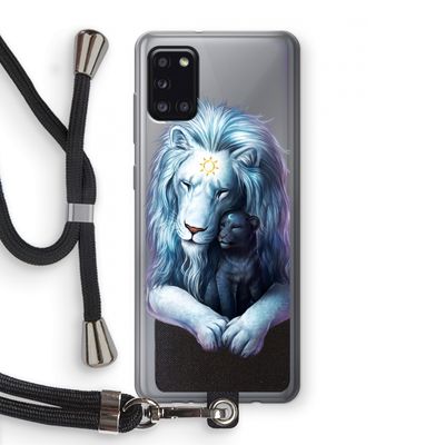 Child Of Light: Samsung Galaxy A31 Transparant Hoesje met koord