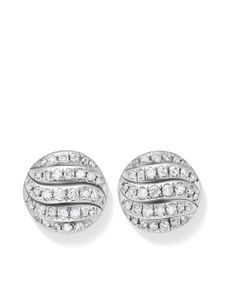 David Yurman bague Sculpted Cable en argent sterling sertie de diamants