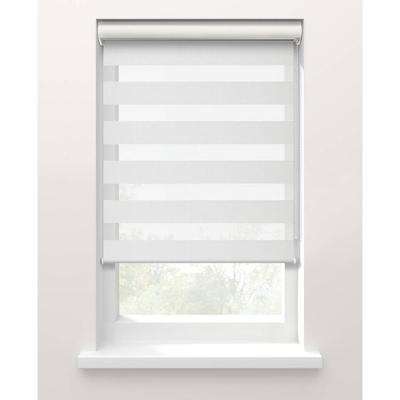 Leen Bakker - Fenstr Duo Rolgordijn Planos Lichtdoorlatend - (10030) - Polyester - Wit - 120x10x10 Cm