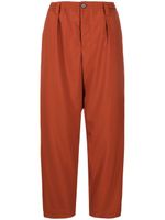 Marni pantalon en laine à coupe fuselée - Orange - thumbnail