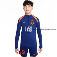 Nike Nederland Strike Trainingstrui 1/4-Zip 2024-2026 Kids Blauw Oranje - thumbnail