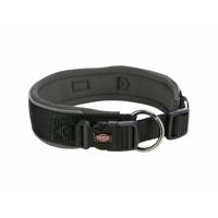 Hondenhalsband Trixie Premium Zwart Grafiet S/M 33-42 cm