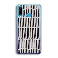 Moroccan stripes: Huawei P30 Lite Transparant Hoesje Moroccan stripes: Huawei P30 Lite Transparant Hoesje