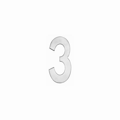 Intersteel Huisnummer 3Numbra 15cm RVS - 0035.402043