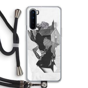 House: OnePlus Nord Transparant Hoesje met koord