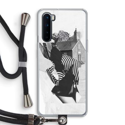 House: OnePlus Nord Transparant Hoesje met koord
