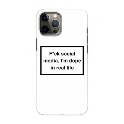 I'm dope: Volledig geprint iPhone 12 Hoesje
