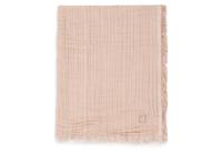 Jollein deken fringe - moonstone/ivory - 120X120CM - thumbnail