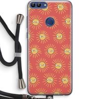 Zon: Huawei P Smart (2018) Transparant Hoesje met koord