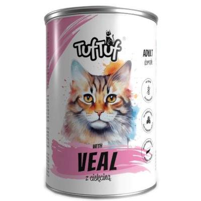 TUF TUF Kalfsvlees - natvoer voor katten - 400g