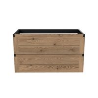 Onderkast Arcqua Nature 90 cm Eiken Mat Zwart