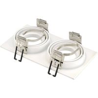 SLV 113512 New Tria II Inbouwring Halogeen GU10 100 W Wit