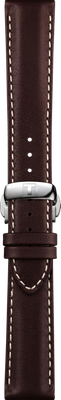 Horlogeband Tissot T600043752 / T9274074629101A Leder Bruin 20mm
