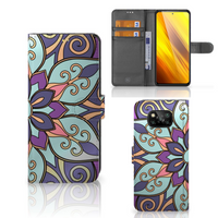 Xiaomi Poco X3 | Poco X3 Pro Hoesje Purple Flower