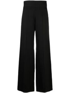 SANDRO pantalon ample à taille haute - Noir