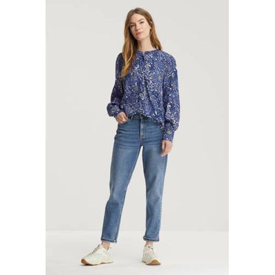 Part Two top met all over print blauw Part Two top met all over print blauw