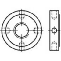 TOOLCRAFT 137265 Kruismoer M26 DIN 1816 Staal 10 stuk(s) - thumbnail