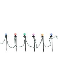 Set ledverlichtingsstokken voor in de tuin Lumineo Multicolour 6 W 14,5 m Warm wit 20 Stuks