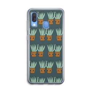 Sansevieria: Samsung Galaxy A40 Transparant Hoesje