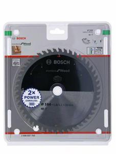 Bosch Accessories Bosch 2608837703 Hardmetaal-cirkelzaagblad 184 x 20 mm Aantal tanden: 48 1 stuk(s)