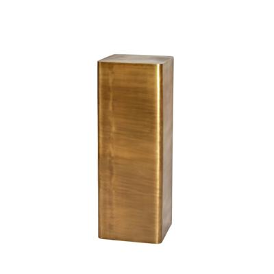 Zuil Alurio - Brons - 35.5x35.5x100cm