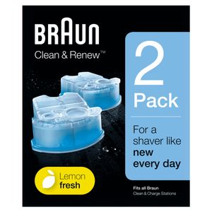Braun Clean & Renew Reinigingsvloeistof Scheerapparaat 2-pack