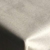 Creme witte tafelkleden/tafelzeilen linnen 140 x 250 cm rechthoekig - Tafelzeilen - thumbnail
