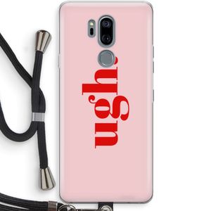 Ugh: LG G7 Thinq Transparant Hoesje met koord
