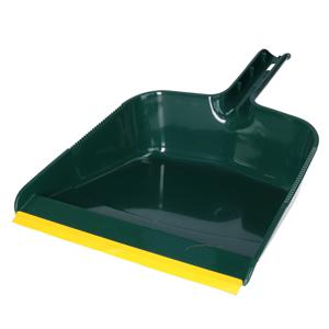 Buemag Vuilblik - met lip - kunststof - 40 x 25 cm - groen - stofblik - schoonmaak blik