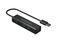 Conceptronic HUBBIES06B interface hub USB 3.2 Gen 1 (3.1 Gen 1) Type-A 5000 Mbit/s Zwart - thumbnail