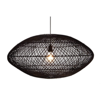Hanglamp Rattan UFO, in twee kleuren