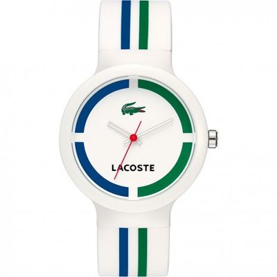 Lacoste horlogeband 2010571 / LC-46-1-29-2224 Rubber Wit 14mm