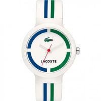 Lacoste horlogeband 2010571 / LC-46-1-29-2224 Rubber Wit 14mm