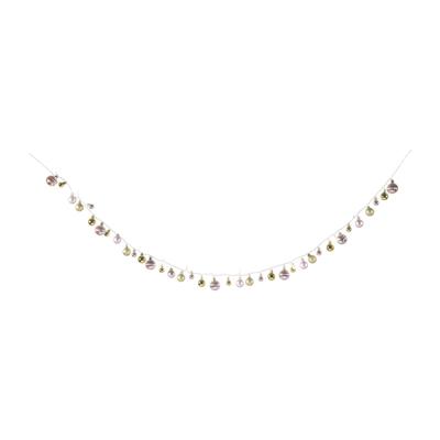 Lichtslinger met kerstballen - 20 LED - 210 cm