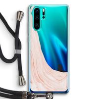 Peach bath: Huawei P30 Pro Transparant Hoesje met koord