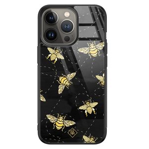 iPhone 13 Pro glazen hardcase - Bee yourself