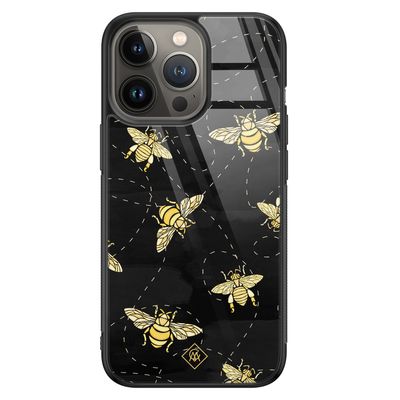 iPhone 13 Pro glazen hardcase - Bee yourself